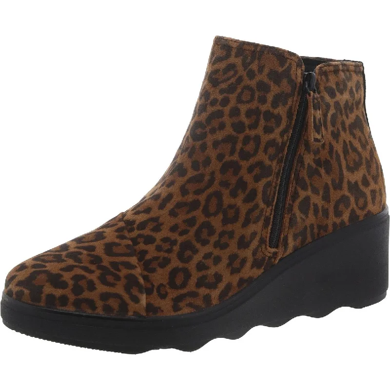 What are cool ankle boots-boots with rugged style-Mazy Eastham Womens Wedge Ankle Boots