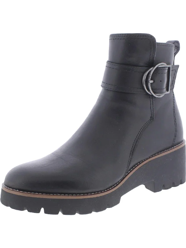 What are sleek ankle boots-boots with low weight-Dagger Womens Leather Waterproof Ankle Boots