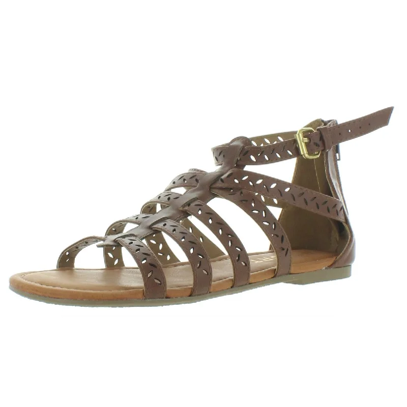 Sandals for laid-back summers-Report Girls Corvin Strappy Flat Gladiator Sandals