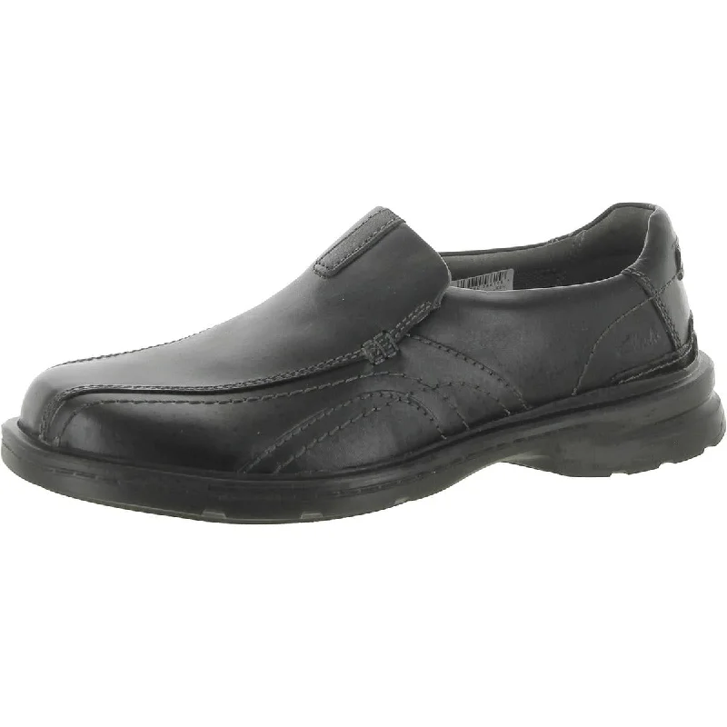 Clarks Mens Gessler Leather Slip On Loafers