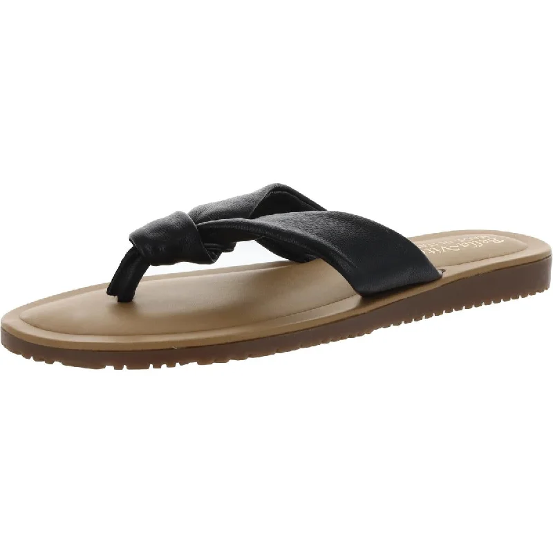 Sandals with cozy padding-Bella Vita Womens Leather Slip On Thong Sandals