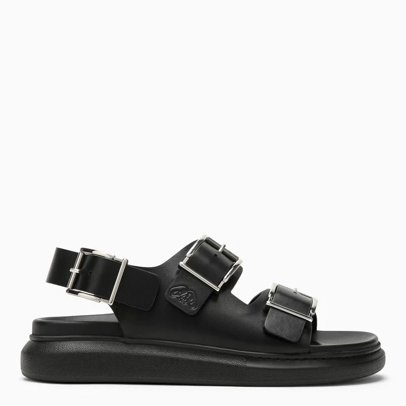 Sandals for hot weather comfort-ALEXANDER MCQUEEN Seal Sandals for Men - SS24 Collection