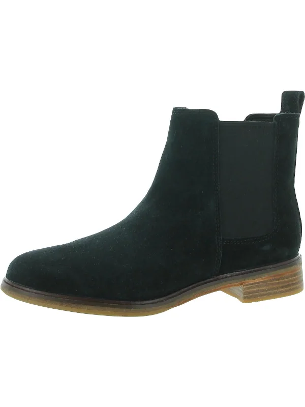 Clarkdale Arlo Womens Suede Pull On Chelsea Boots