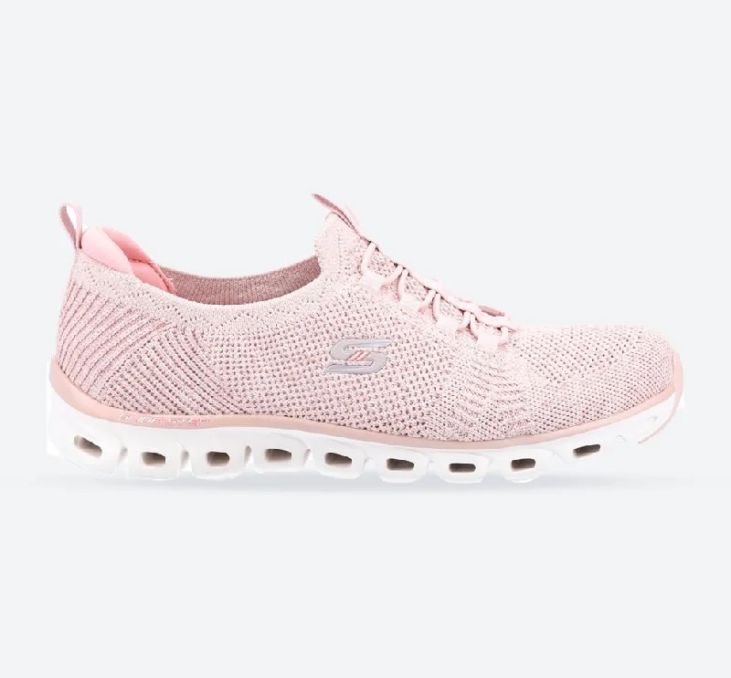 Athletic shoes with island styleWomen's Wide Fit Skechers 104198 Glide Step Grand Flash Sneakers - Rose