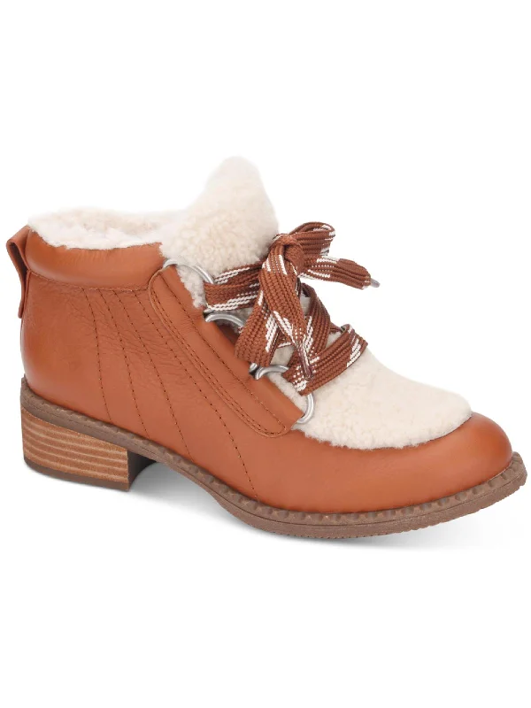 Best Stitch Womens Leather Shearling Shooties