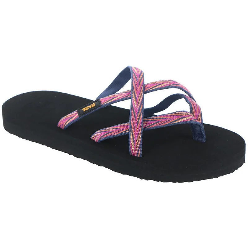 Sandals with modern platform soles-Teva Girls OLOWAHU Little Kid Casual Sandals