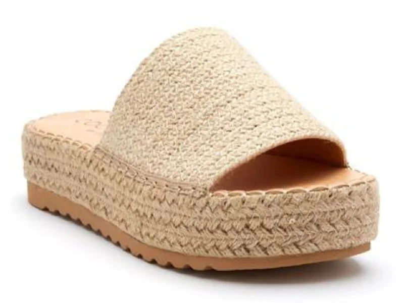 Sandals with premium suede-Matisse: Del Mar in Natural