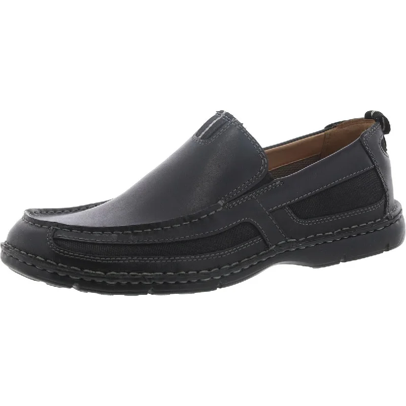 Clarks Mens Lambeth Leather Slip On Loafers