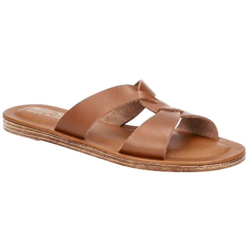 Sandals for hot summer nights-Bella Vita Womens Dov-taly Leather Slip On Slide Sandals