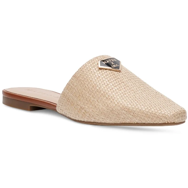 Flats with soft feel-INC Womens Woven Flat Mules