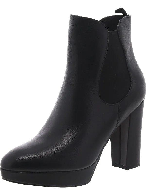 Can ankle boots be worn with tunics-boots for gentle slopes-Womens Faux Leather Pull On Ankle Boots