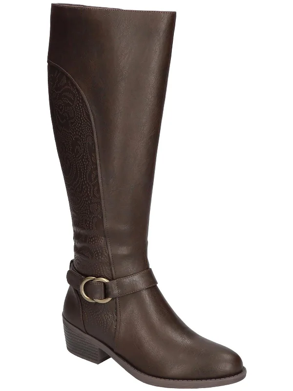 Luella  Womens Synthetic Western Knee-High Boots