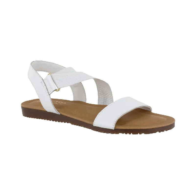 Sandals for warm weather relaxation-Bella Vita Womens Nev Leather Slip On Flat Sandals