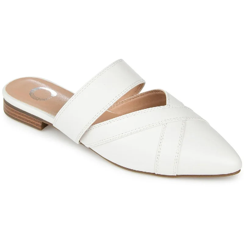 Flats for everyday essential-Journee Collection Womens Stasi Slip On Office Mules