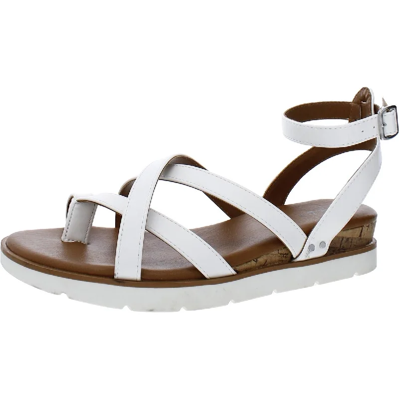 Sandals for laid-back days-Style & Co. Womens Darla Padded Insole Thong Wedge Sandals