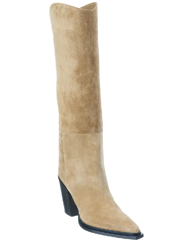 Jimmy Choo Cece 80 Suede Knee-High Boot