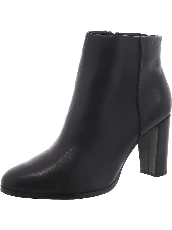 Do ankle boots suit skinny jeans-boots with rugged comfort-Kaylin Fern Womens Leather Zipper Ankle Boots