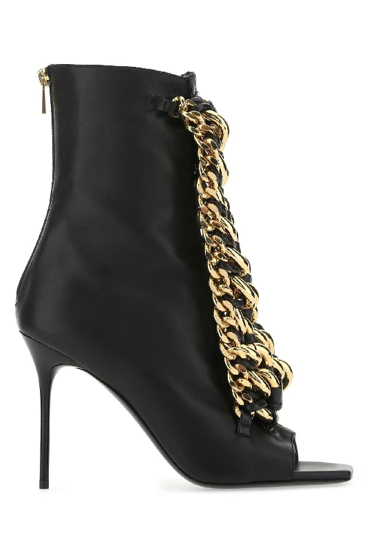 Sandals for beachside lounging-BALMAIN Elegant Chain Sandals for Her