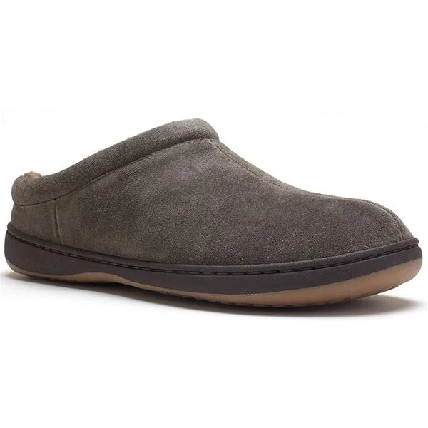 slippers for easy gripTempur-Pedic Arlow Slipper Charcoal Suede (Men's)