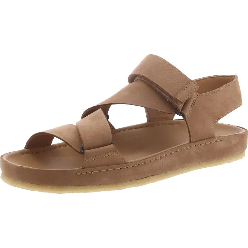 Sandals for weekend markets-Clarks Mens Ranger Sport Leather Open Toe Sport Sandals