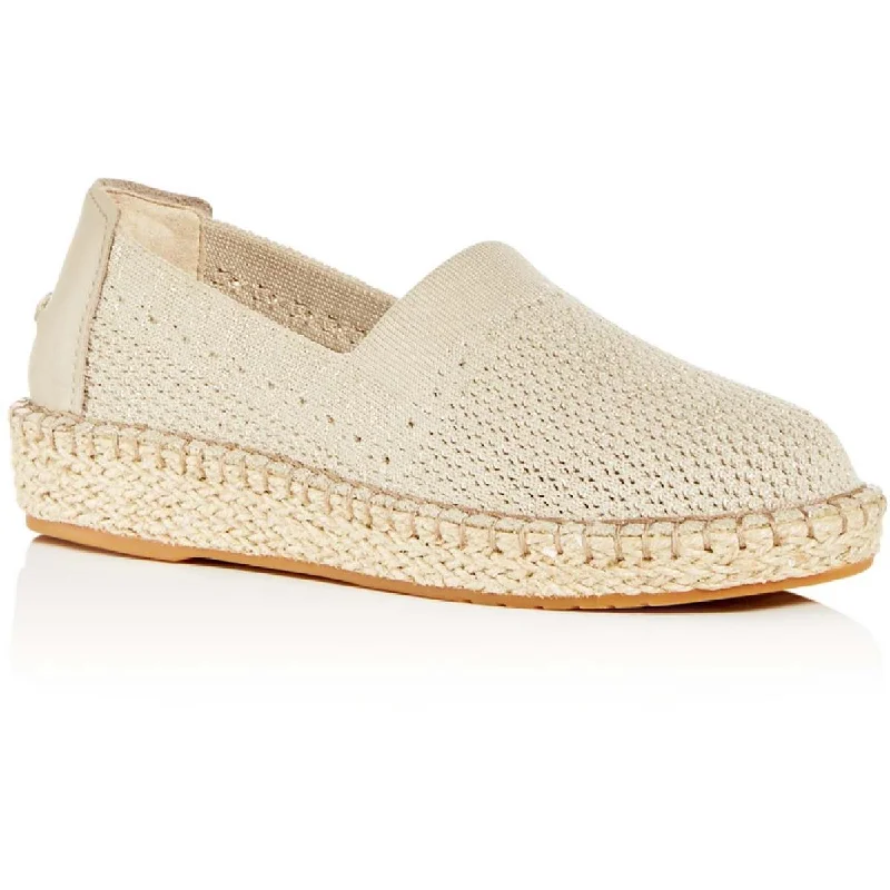 Flats for Halloween costume-Cole Haan Womens Cloudfeel Knit Metallic Espadrilles