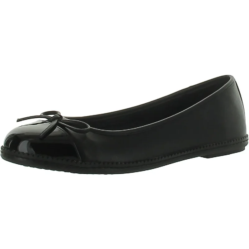 Flats for polished look-Blondo Womens Leather Slip On Ballet Flats