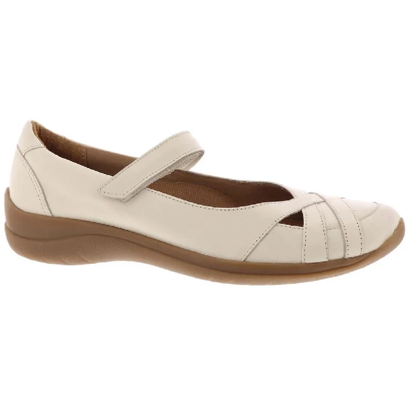 Flats with vegan leather-David Tate Womens Sanity Leather Strap Mary Janes