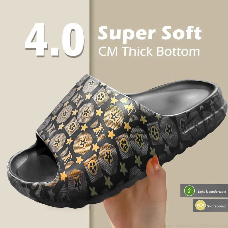 slippers for fast comfortFlower print slipper