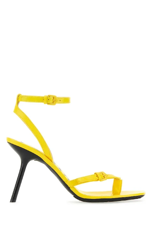 Sandals for warm beach evenings-LOEWE Petal Mini Sandals with 4.1-inch Heel Height