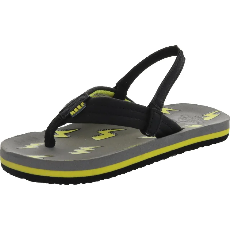 Sandals with reinforced soles-Reef Girls Slingback Thongs Flat Sandals