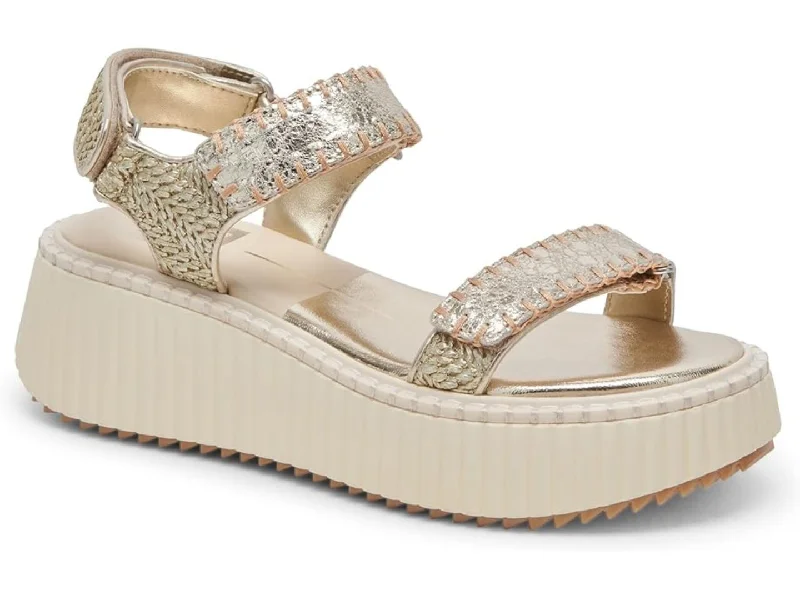 Sandals for hot summer nights-Dolce Vita: Debra in Platinum Distressed