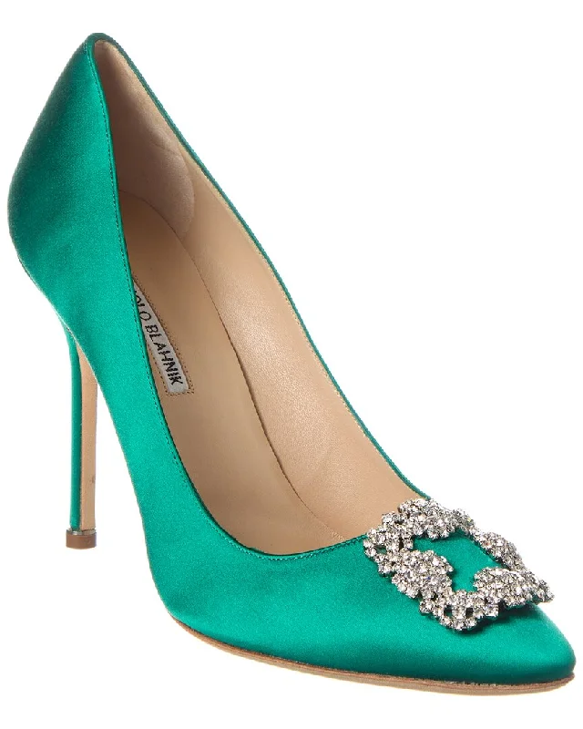 Manolo Blahnik Hangisi 105 Satin Pump