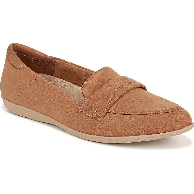 Dr. Scholl's Shoes Womens Emilia Faux Suede Slip-On Loafers