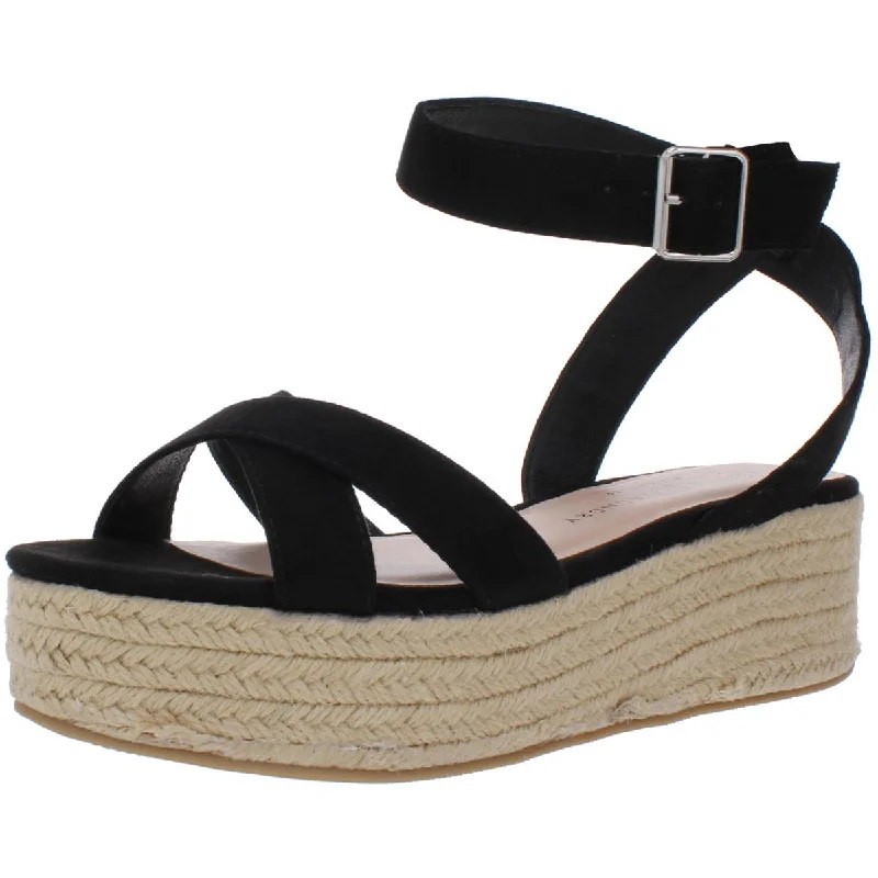 Sandals for summer sightseeing-Chinese Laundry Womens Zala Buckle Ankle Strap Platform Sandals