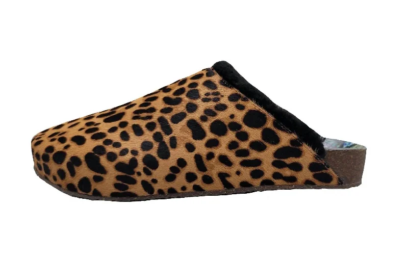 slippers with tough comfortWomen's Cheetah Mule In Multi