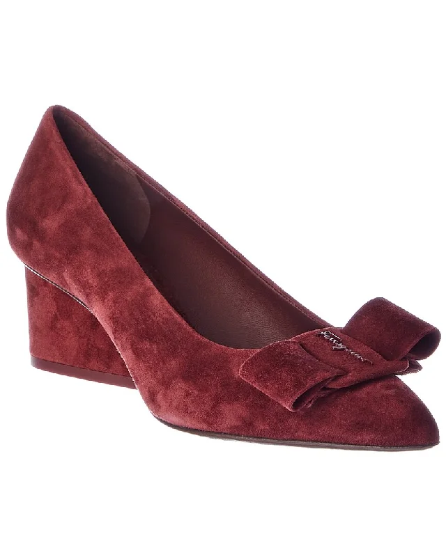 Ferragamo Viva Suede Pump