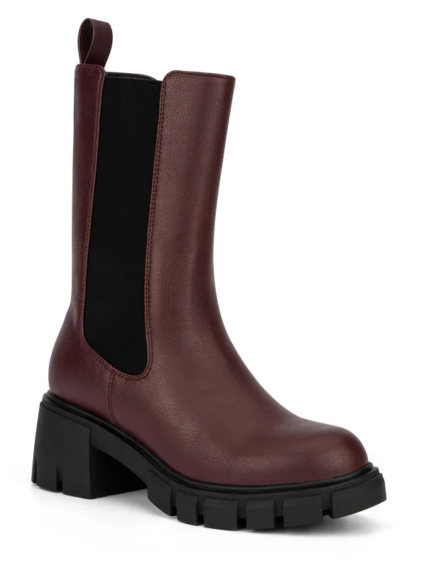 Best ankle boots for everyday use-boots with vibrant colors-Rae Chelsea Womens Round toe Comfy Ankle Boots