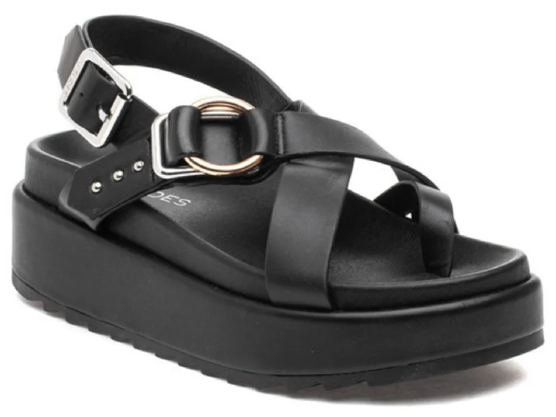 Sandals for hot weather strolls-J Slides: Solara in Black