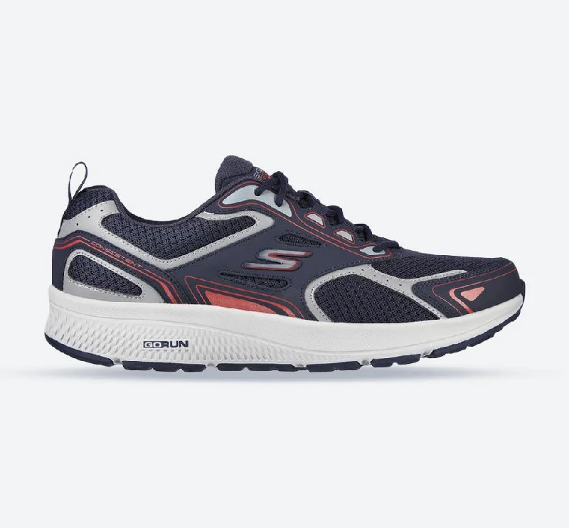 Athletic shoes with outdoor vibeMen's Wide Fit Skechers 220034 Go Run Consistent Wide Sneakers - Navy/Red