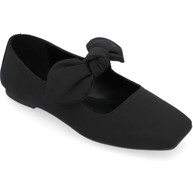 Flats for popular brand-Journee Collection Womens SERALINN Knit Casual Ballet Flats