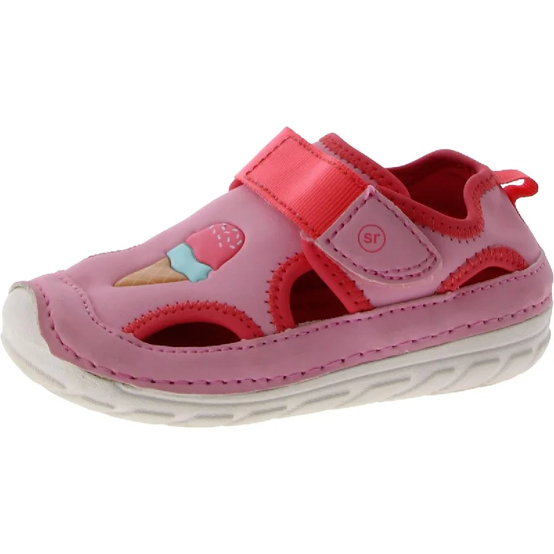 Sandals with supportive straps-Stride Rite Girls Cut Out Padded Insole Sandals Shoes