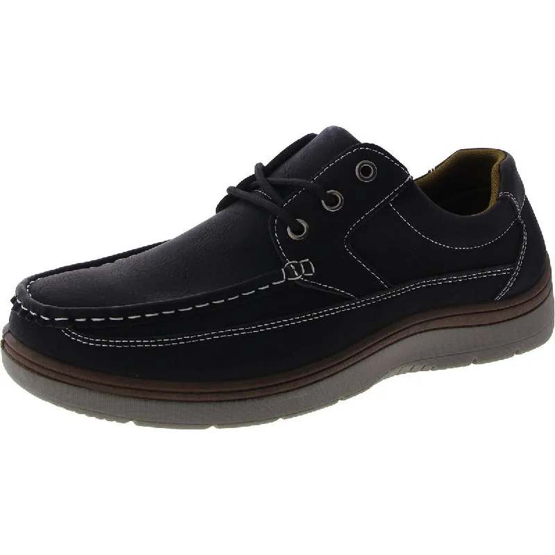 Aston Marc Mens Contrast Trim Casual Loafers