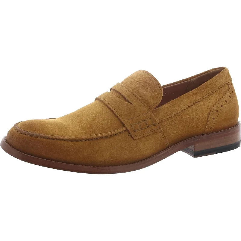 Clarks Mens James Free Suede Padded Insole Loafers