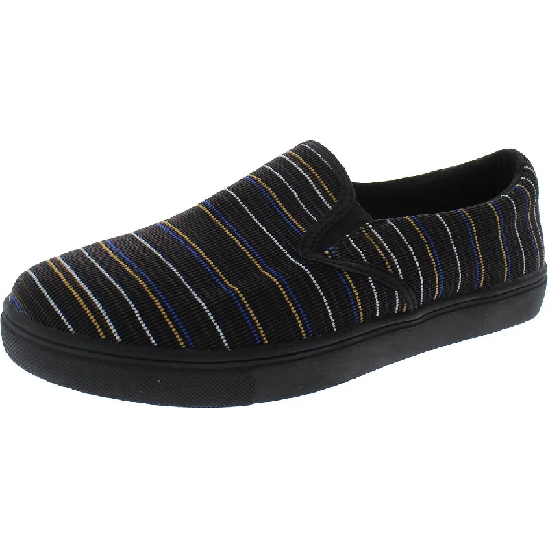 Bernie Mev Womens Verona BS Striped Canvas Loafers