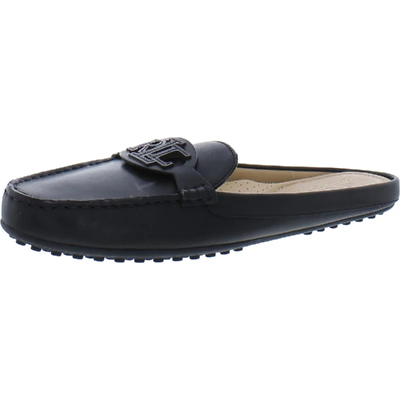 Flats for summer-Lauren Ralph Lauren Womens BRYNN MULE Laceless Slip On Mules