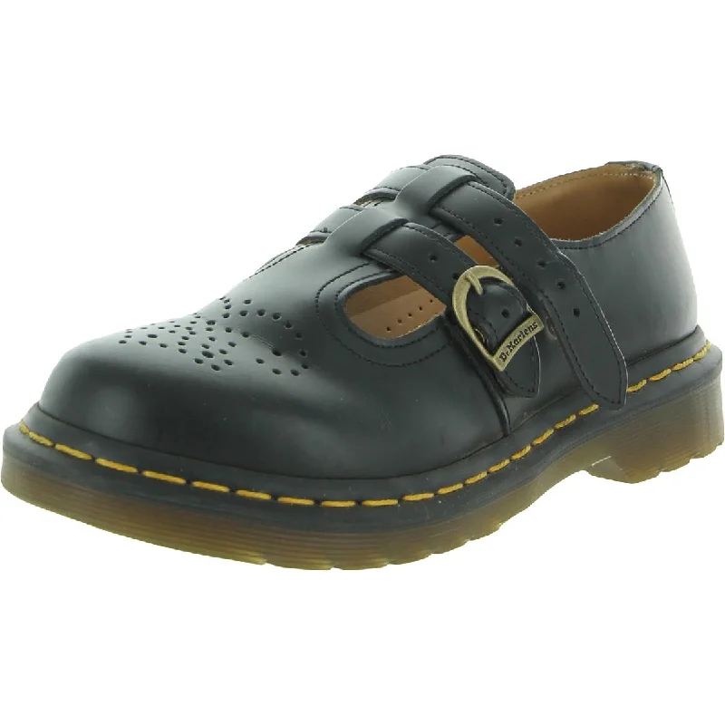 Flats for Cyber Monday-Dr. Martens Womens 8065 Perforated Leather Mary Janes