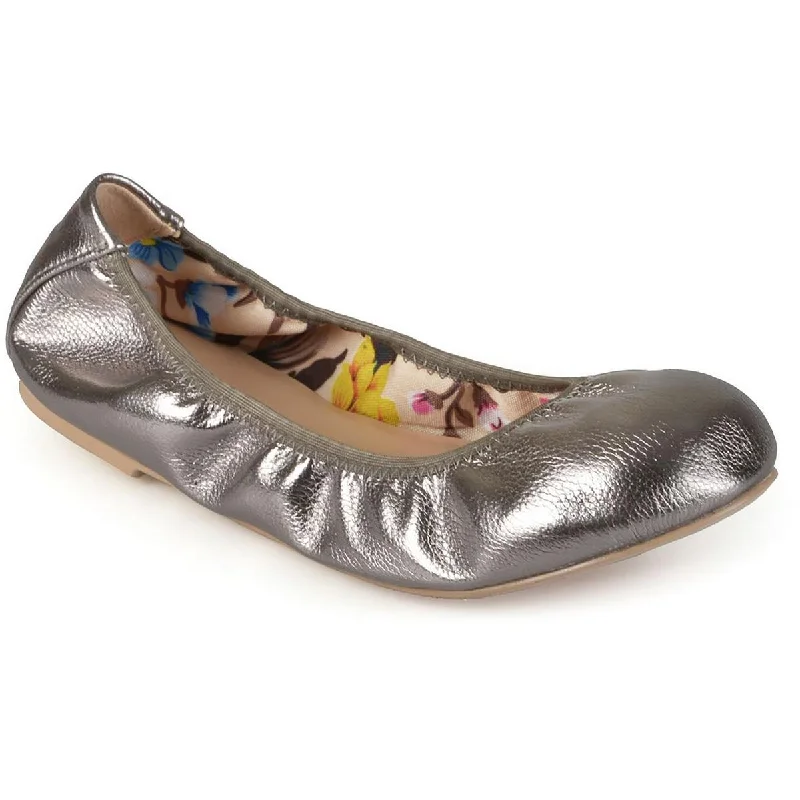 Flats for sample sale-Journee Collection Womens Metallic Ballet Flats