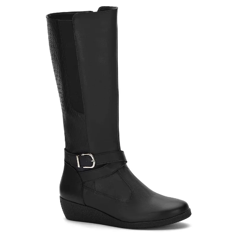 Andrea Leather Riding Boots