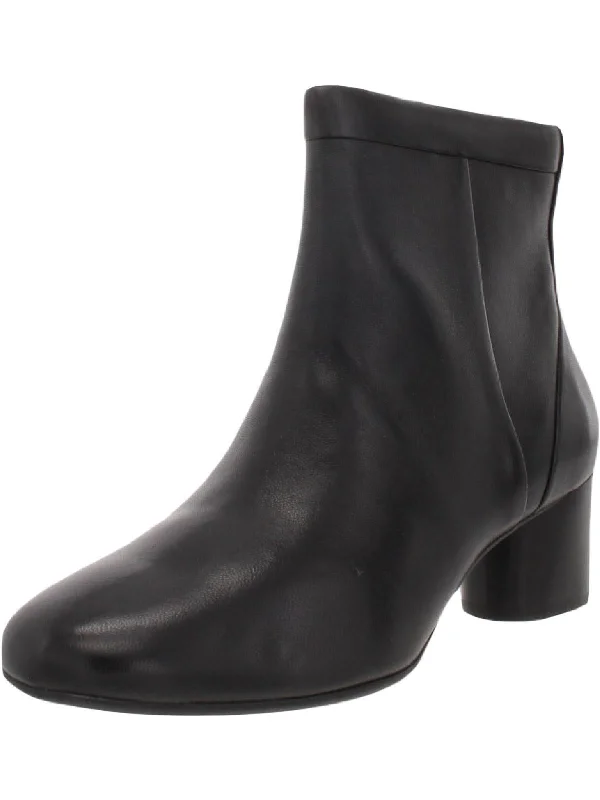 Where to find discounted ankle boots-boots with slip resistant soles-Un Cosmo Up Womens Leather Block Heel Ankle Boots