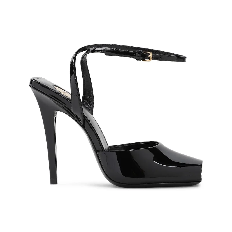 Sandals with grippy footbeds-SAINT LAURENT The SCANDALE 110 High Heeled Sandals